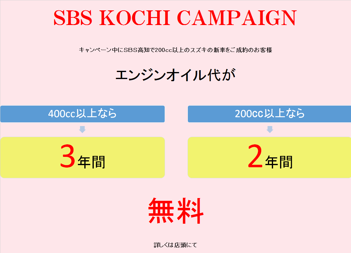 Sbs高知 高知県 Mjnetディーラー お店の情報