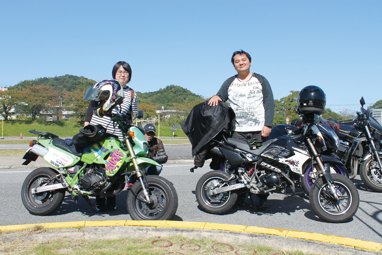 Qちゃん 夫 Qちゃん 妻 はしはま自動車教習所 うつらん会 18年10月21日 日 Mjbike