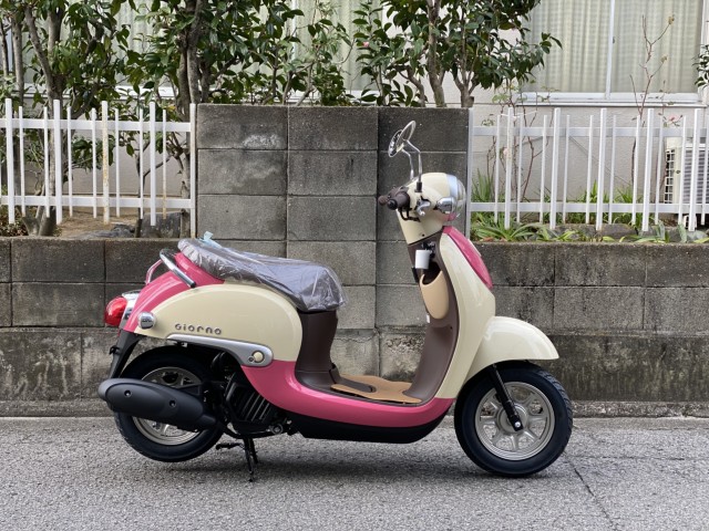 ジョルノ 22 タクボオリジナル4 ベージュピンク ホンダ 愛媛県 プロスタクボ 中古バイク詳細 中古バイク探しはmjbikeで